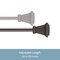 Kenney Mfg Kenney Seville 5/8" Standard Decorative Window Curtain Rod, 90-130", Oil Rubbed Bronze KN75352NP - alternate 6